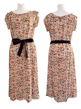 THEORY silk floral dress, size S